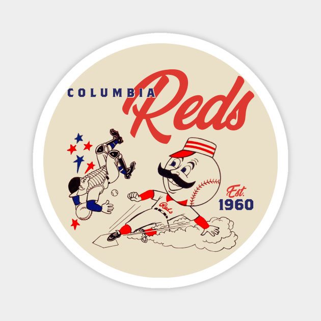 Columbia Reds Magnet by MindsparkCreative